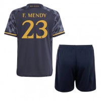 Maglie da calcio Real Madrid Ferland Mendy #23 Seconda Maglia Bambino 2023-24 Manica Corta (+ Pantaloni corti)